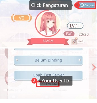 how to find love nikki user id