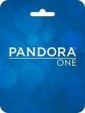 Pandora One Subscription Card